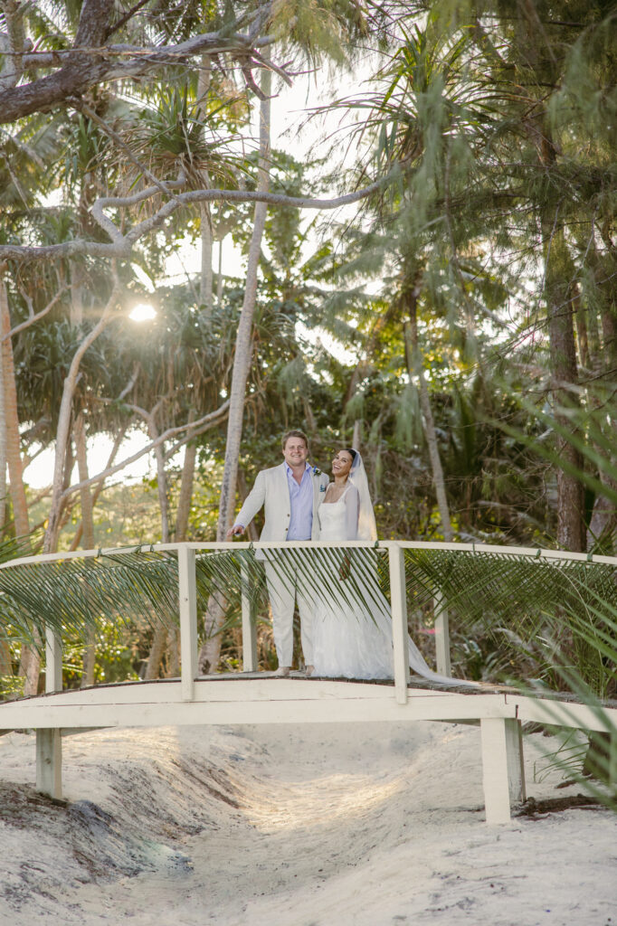 A gorgeous beach wedding at Turtle Island