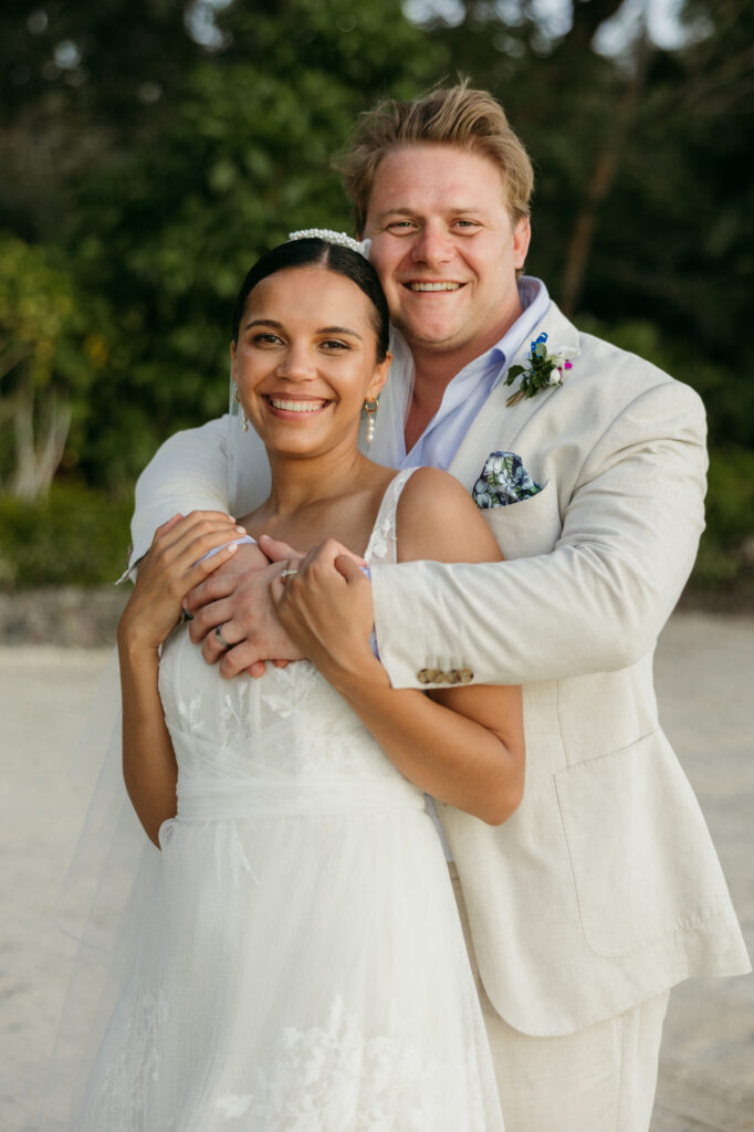 A gorgeous beach wedding at Turtle Island