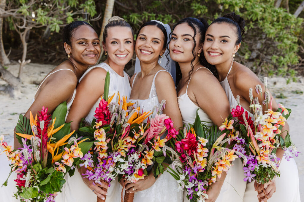 A gorgeous beach wedding at Turtle Island