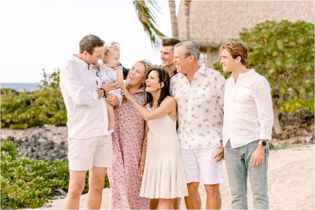 A family in Hawaii