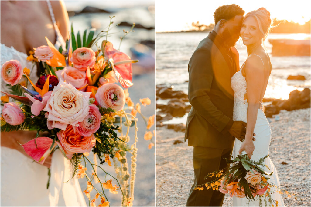 Hulihe'e Palace Wedding Sunset