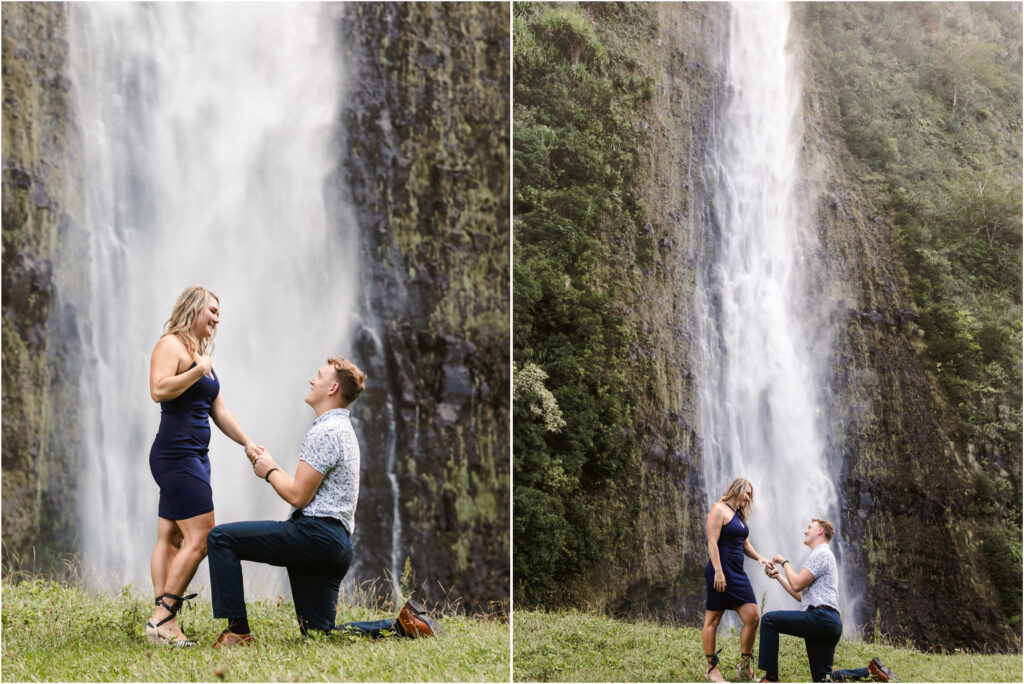 newly engaged couple