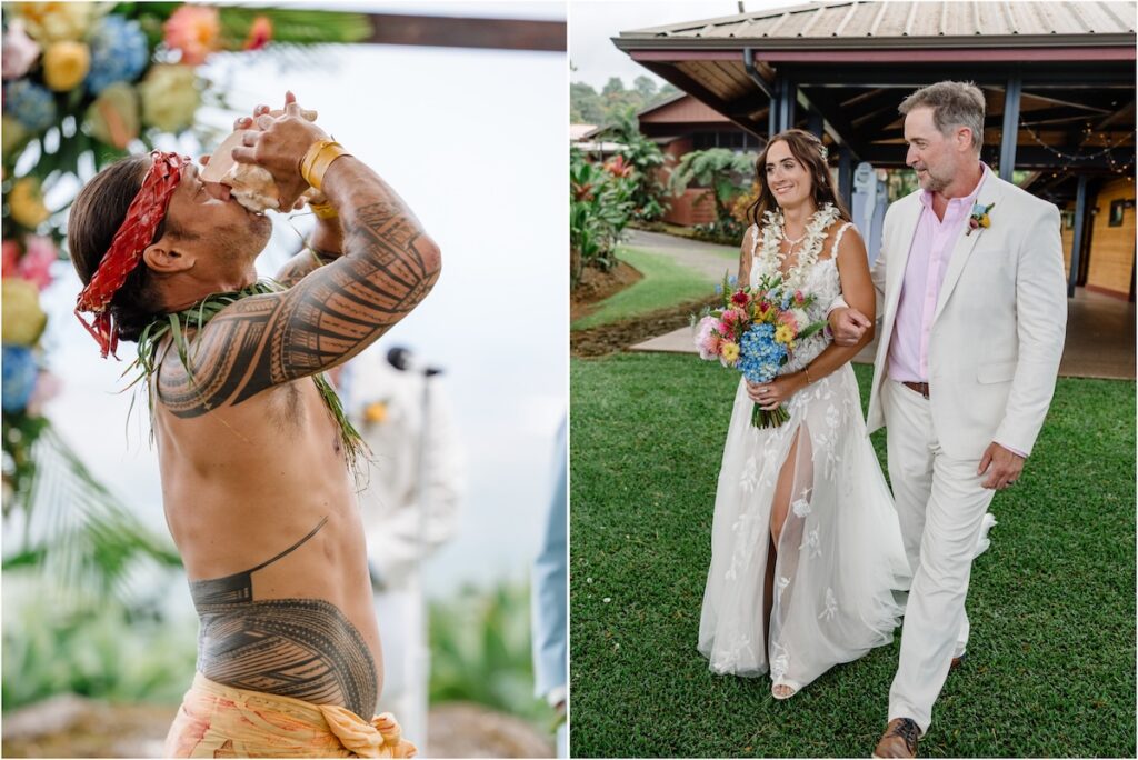 Holualoa Inn wedding ceremony
