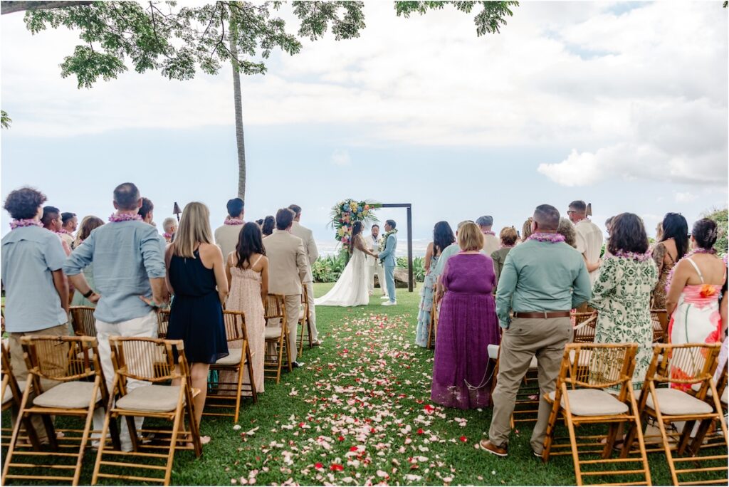 Holualoa Inn wedding ceremony