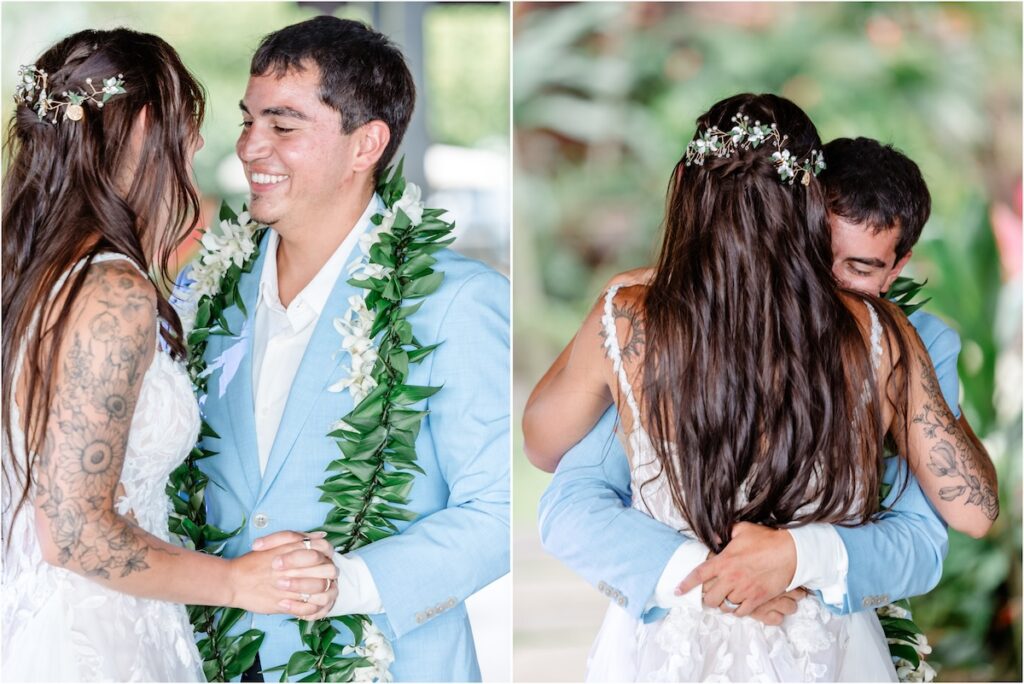 Holualoa Inn wedding reception shot